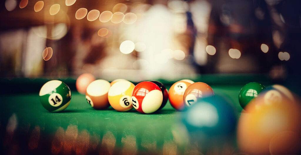pool, billiards, games, bar, food, restaurant and grill